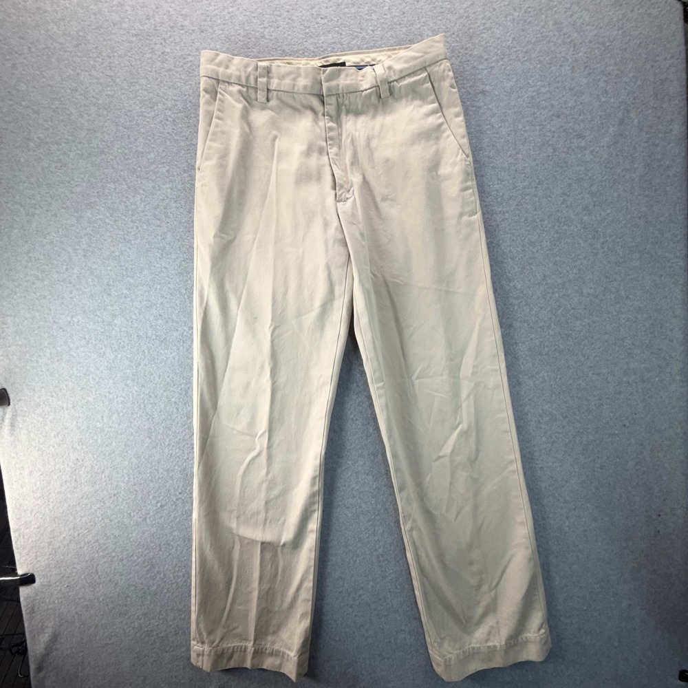 Banana‎ Republic Dawson Chino Pants Mens 30x32 Beige Khaki 100% Cotton Casual